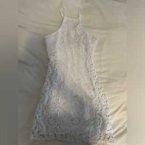 White Francesas Mini Dress